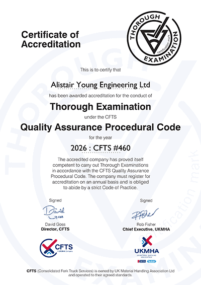 loler 2026 Certificate of Accreditation 2026
